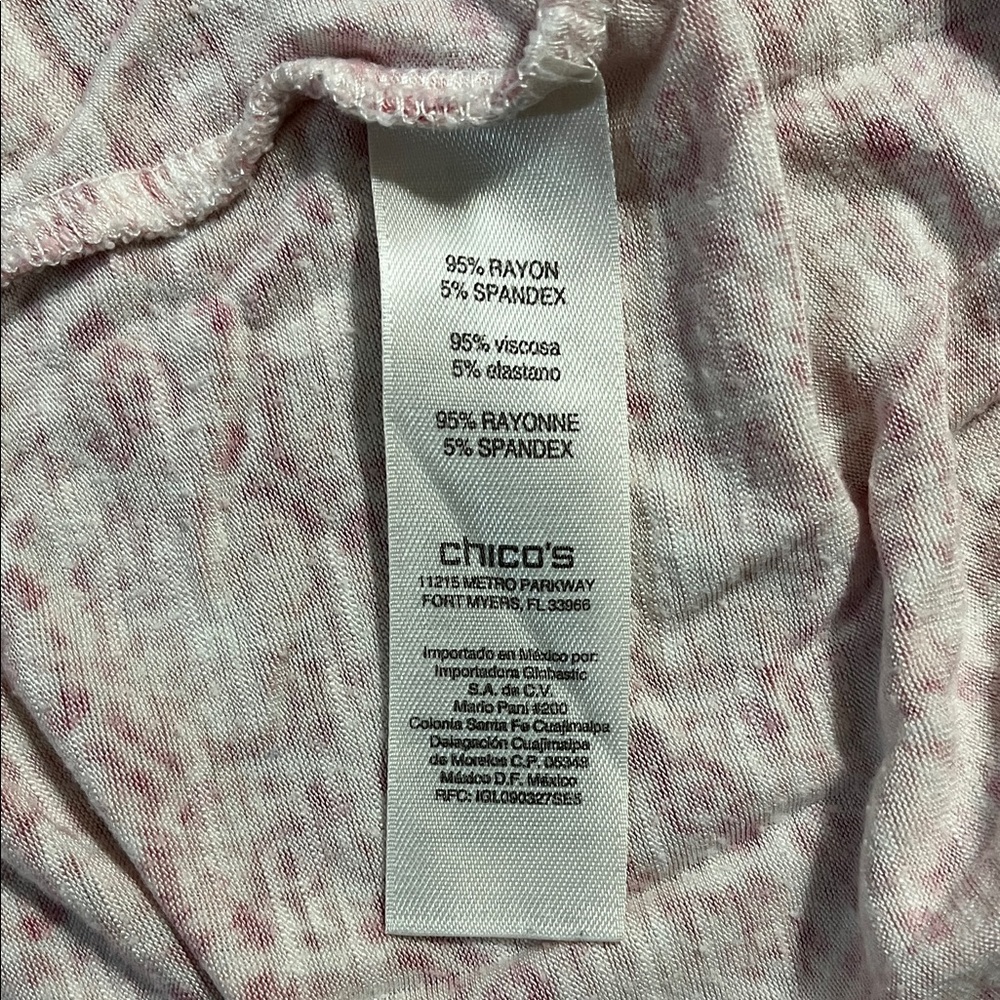 Chic Pink Patterned Women's Blouse - image 4